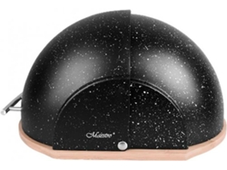 Panera de Mesa para Guardar Pan,  MAESTRO Negro