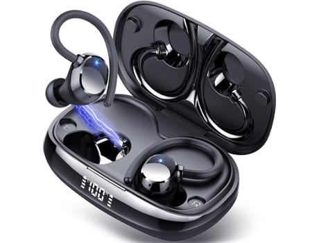 Auriculares Inalámbricos Bluetooth 5.3 Auriculares con Graves Profundos 80H Auriculares Inalámbricos con Micrófono con Cancelación de Ruido 4 Hd CH...
