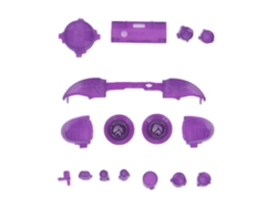 Kit De Módulos De Disparo De Botones Completos Para Controlador Xbox Series X/s Morado Transparente