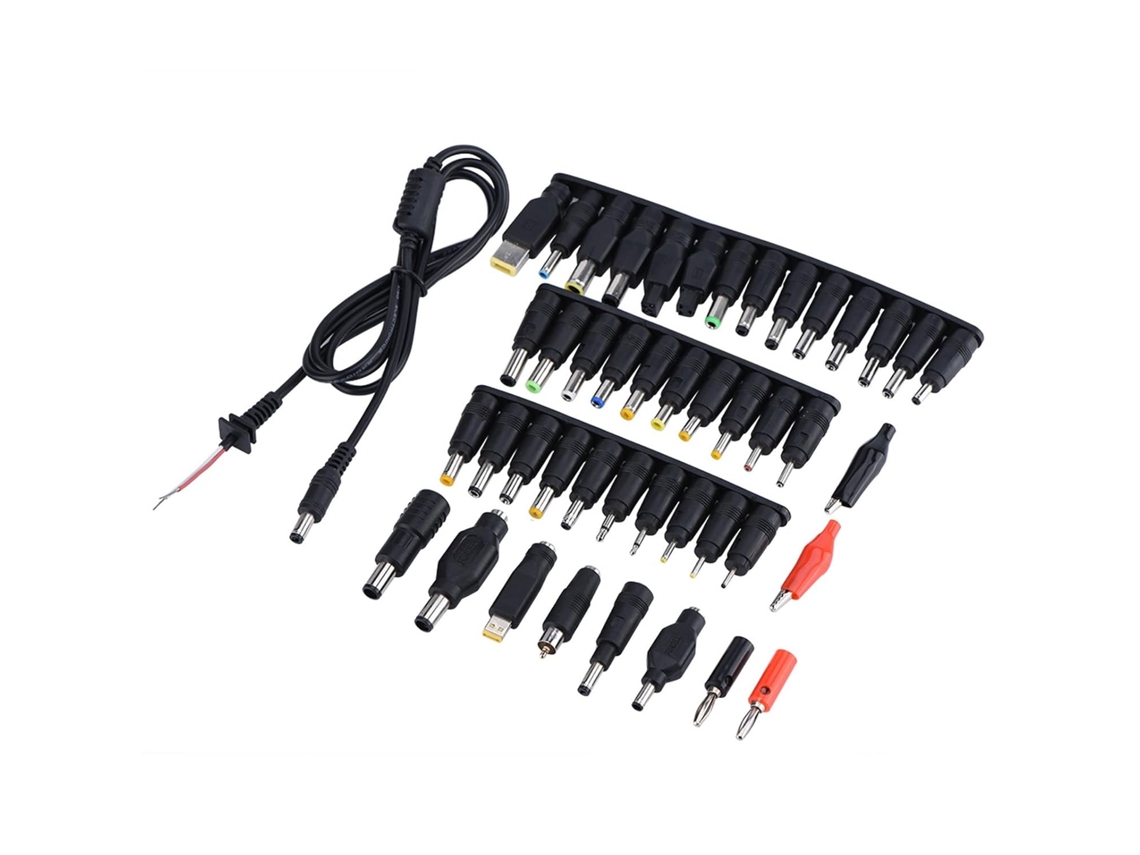Adaptador De Corriente Universal Con 44 Enchufes Desmontables.
