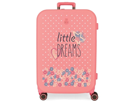 Maleta de Viaje Mediana ENSO Little Dreams Rosa (70cm)