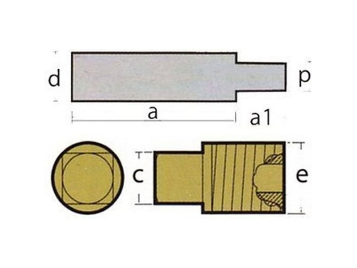 Kit Completo de Ânodos Caterpillar Ten02026T Cinzentotecnoseal