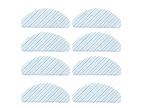 8 piezas de toallitas de paño de limpieza mejoradas para Ecovacs Deebot Ozmo T8 Aivi T8 MAX piezas de aspiradora