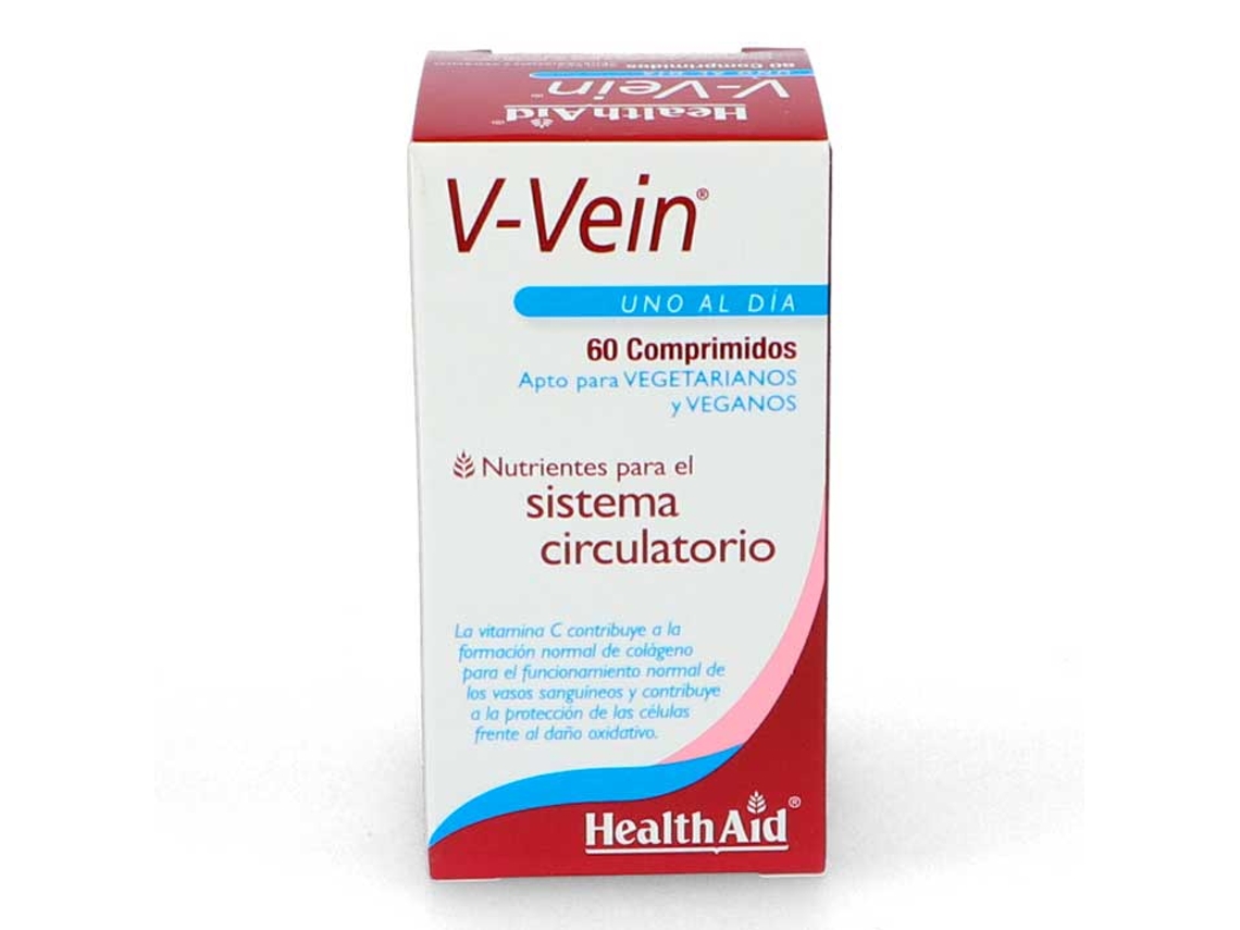 Complemento Alimentar HEALTH AID V Vein Tropical, Apio - 60 Comprimidos