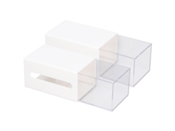 Caja De Almacenamiento De Pared Con Adhesivo De Doble Cara, Multifuncional, Para Dormitorio, Oficina Y Baño.