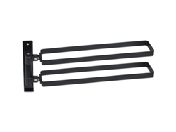 2026-rack De Toallas De Baño Linjou 2 Barras Giratorias 180° Acero Inoxidable Montado En Pared 33cm Para Baño Cocina 2 Piezas
