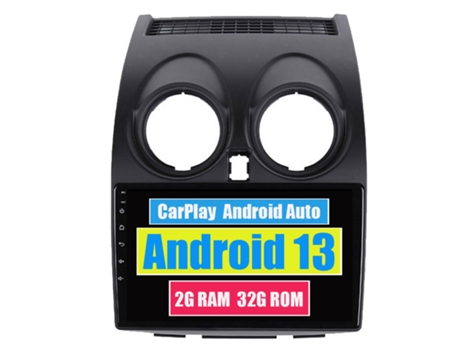 Autoradio Multimedia ROVERONE para Nissan Qashqai 1 J10 2006 - 2013 CarPlay Android Coche Radio Bluetooth Navegación