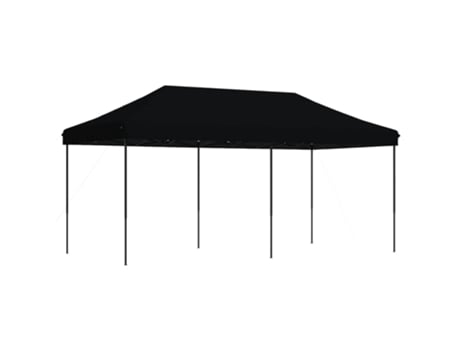 Tienda de fiesta plegable Pop-Up negra VIDAXL (580x292x315 cm)
