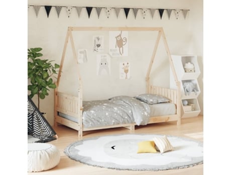 MAISON EXCLUSIVE - Estructura de cama para niños madera maciza de pino 80x160 cm
