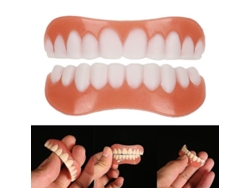 Prótesis Dentales Superiores E Inferiores, Naturales Y Cómodas, Protegen Los Dientes, 4 Piezas, Blancas, Wmo Leigao