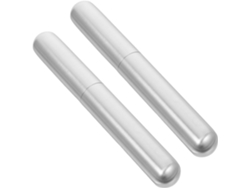 Ciieeo Com 2 Tubos Para Charutos Em Aço Inoxidável Com Tampas Herméticas E Estojo Tubular.