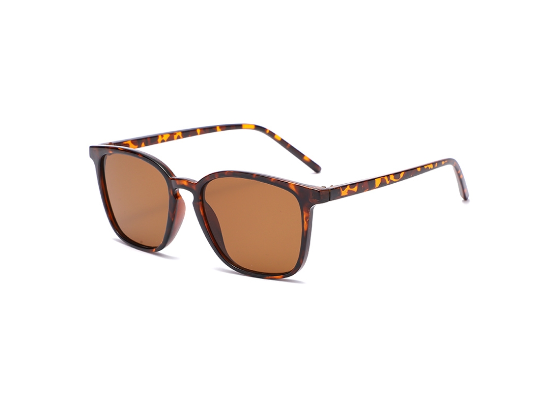 (estampado De Leopardo) Gafas De Ciclismo Unisex Cuadradas, Retro Y2k Gris Degradado, Protección Uv400.