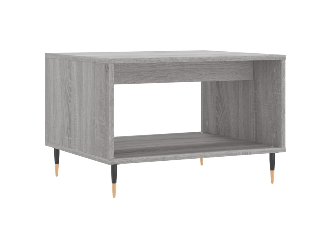 Maison Exclusive - Mesa De Centro Madera De Ingeniería Gris Sonoma 60x50x40 Cm