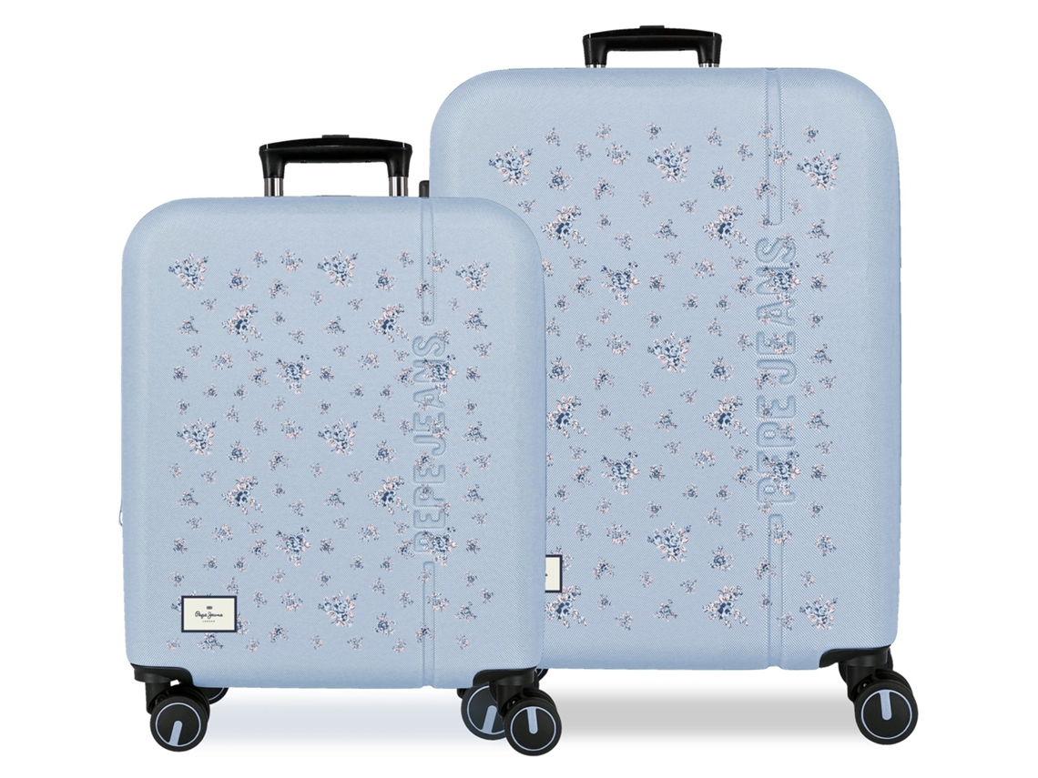 Juego de maletas Olivia de PEPE JEANS, color azul claro (48x68x27cm, 109l)