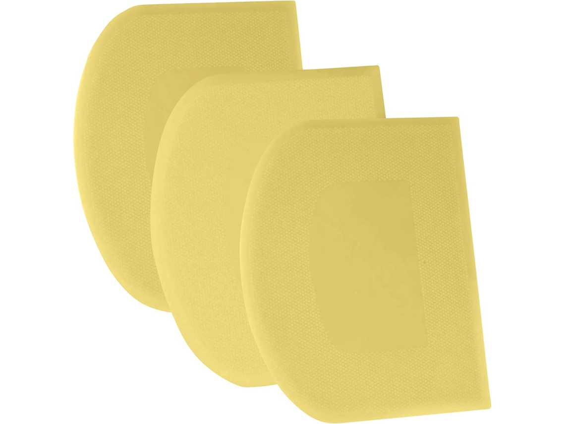 Raspador De Massa - Cortador De Massa, 3 Peças, 4,7 X 3 Polegadas - Flexível - Anti-deslizante - Acessórios Para Confeitaria