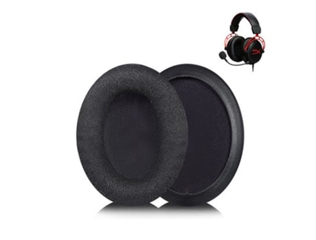 Substituição de protetores de ouvido e faixa de cabeça para Kingston HyperX Cloud Hurricane 2 Negro