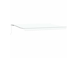 Toldo Retrátil MAISON EXCLUSIVE Branco 500 X 300 X 165 cm