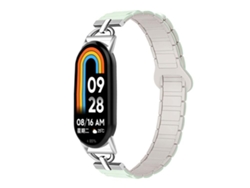 Pulsera para Xiaomi Smart Band 10/9/8 - Silicona magnética - Tres esferas en forma de D