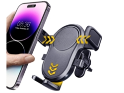 Soporte Auto Giratorio Pulgadas Para Apple, Samsung Yizhood Negro