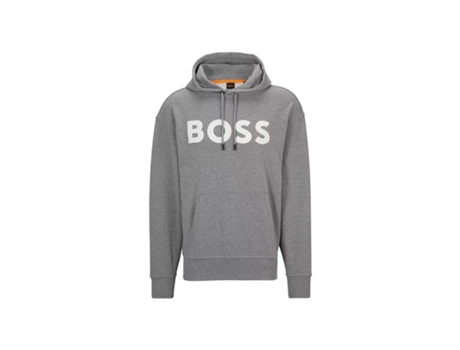 Camiseta BOSS French Terry Algodón para Hombre (L - Gris)