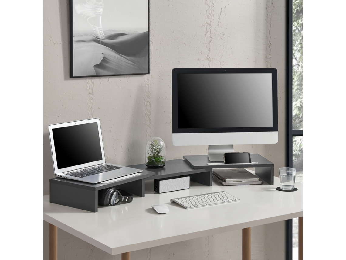 Mueble de TV [EN.CASA] (Aglomerado - Gris - 40 x 27 x 9 cm)