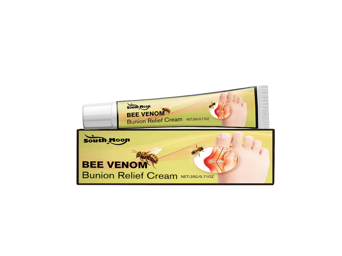 Crema calmante para pies con veneno de abeja