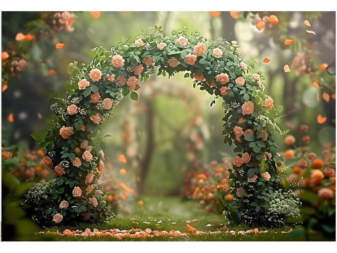 Fondo De Tela Para Fotografía De 210x150 Cm, Corona, Paisaje, Boda, Fiesta, Vacaciones, Retrato, Decoración, 3d, E