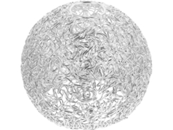 Bombilla Vintage De Metal Plateado Para Sala De Estar