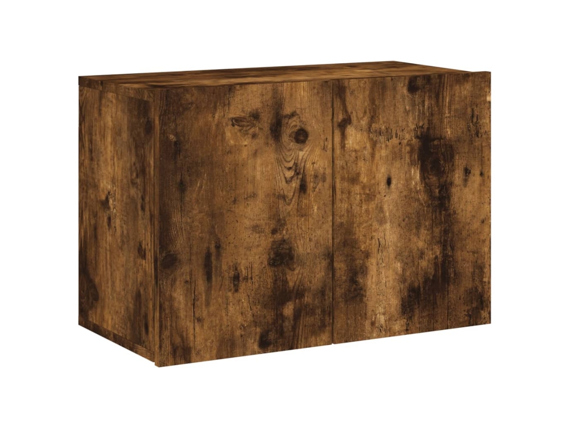 Maison Exclusive - Mueble Para Tv De Pared Roble Ahumado 60x30x41 Cm