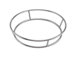 Anillo de acero inoxidable para wok, soporte estable para woks de fondo redondo, accesorio de cocina para el hogar y restaurantes.
