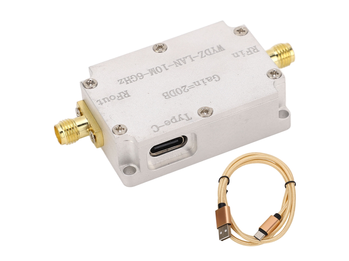 2026velora-amplificador Lna De Bajo Ruido 10m‑6ghz Ganancia 20db Para Radio Fm Receptor