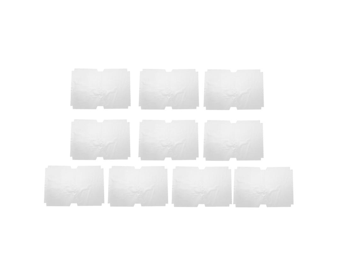 10 Piezas Cubierta De Libro Transparente