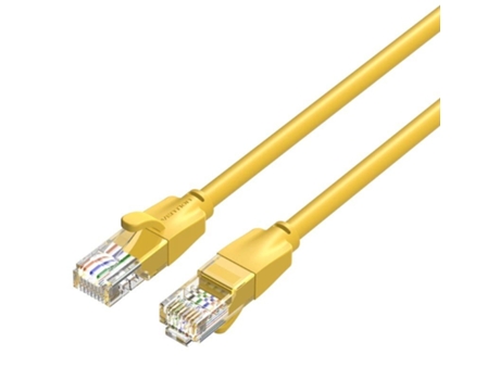 Cable de Red Rj45 Utp VENTION Ibeyf Cat.6A/ 1M/ Amarillo