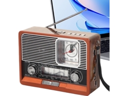 Radio Portátil | Altavoces Integrados De Estilo Retro | Reproducción De Archivos Tf/mp3