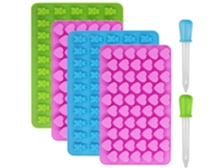 Mini moldes de silicona reutilizables Gourmet Creations para diversos dulces, chocolates y más