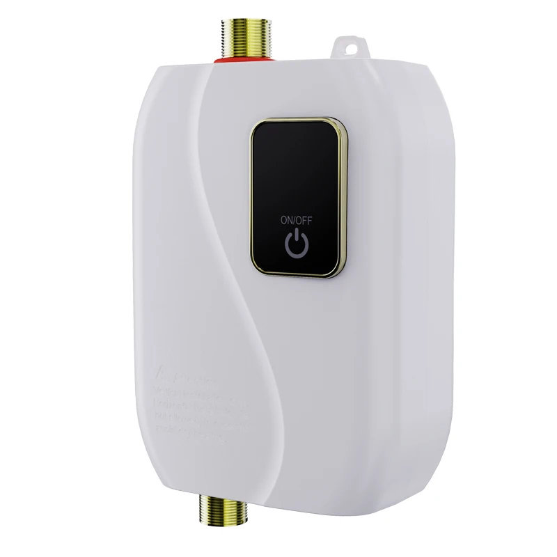 (blanco) Calentador De Agua Instantáneo De Pared Para Baño Y Cocina, Calentamiento Rápido De 3 Segundos Para Duchas