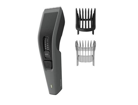 HAIRCLIPPER Series 3000 HC3525/15 cortadora de pelo y maquinilla Negro, Gris 13 Níquel-metal hidruro (NiMH) PHILIPS
