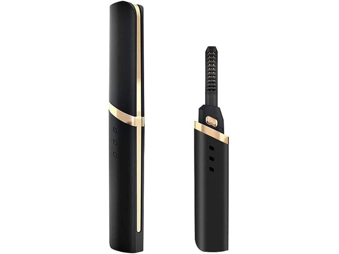 Rizador De Pestañas Eléctrico Recargable Linjou, Rizo Natural Rápido Y Duradero Para Ojos Redondos.