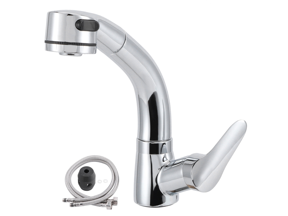Cabezal de ducha extraíble giratorio de 360° para lavabo de baño