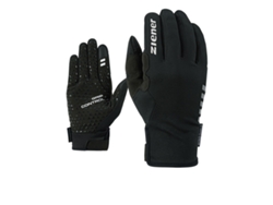 Guantes para Ciclismo ZIENER (Unisex - Negro - Talla 8)