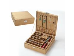 Estuche de viaje portátil con cremallera para 6 relojes, organizador de joyas, talla G, Hengjian (negro)