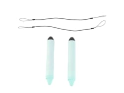 2 Piezas De Lápiz Estilográfico Verde Apto Para Niños Con Cordones Para Pantallas Táctiles De Tabletas Y Teléfonos