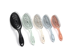 5 Cepillos De Pelo Orgánicos Con Paja, Neutros En Carbono, Sin Tirones, Desenredantes Onq