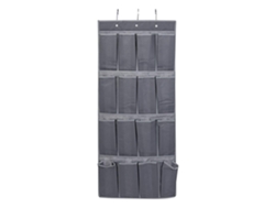Organizador de puertas Well Home, cajas metálicas grises (4 x 29 x 18)