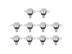 Chave Termostática De Reserva Manual Com Chip Bimetálico Controle De Temperatura 10a 250v 10pcs