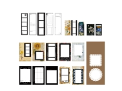 85 pegatinas vintage para scrapbooking con diseños variados - Pegatinas DIY