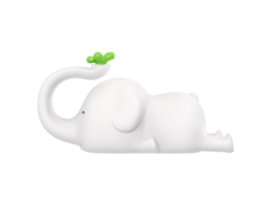 Lindo elefante luz nocturna de silicona LED novedad lámpara 3 niveles regulable guardería luz nocturna USB recargable temporizador lámpara para dormir para decoración de bebés BISBISOUS