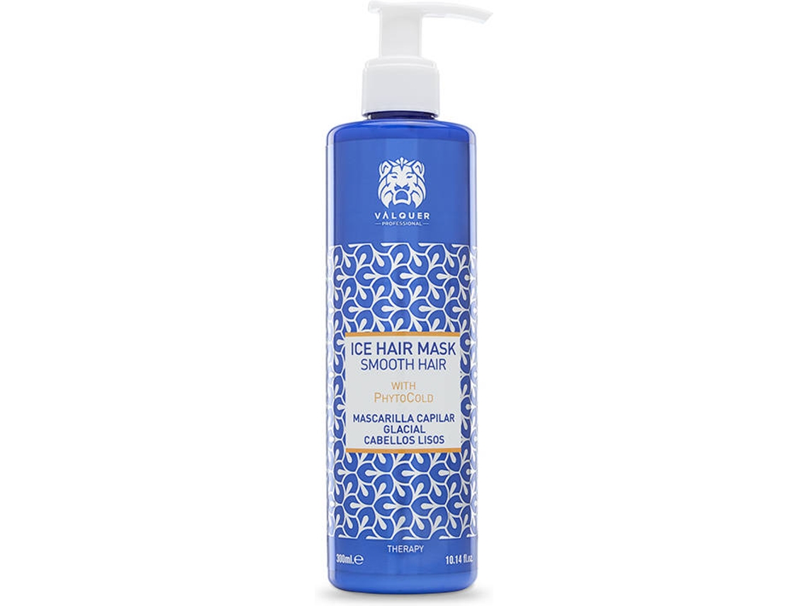 Mascarilla para el Pelo VALQUER Glacial Cabellos Lisos (300 ml)