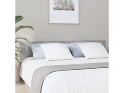 Cabecero De Cama Madera Contrachapada Gris Sonoma 200x1,5x80 Cm