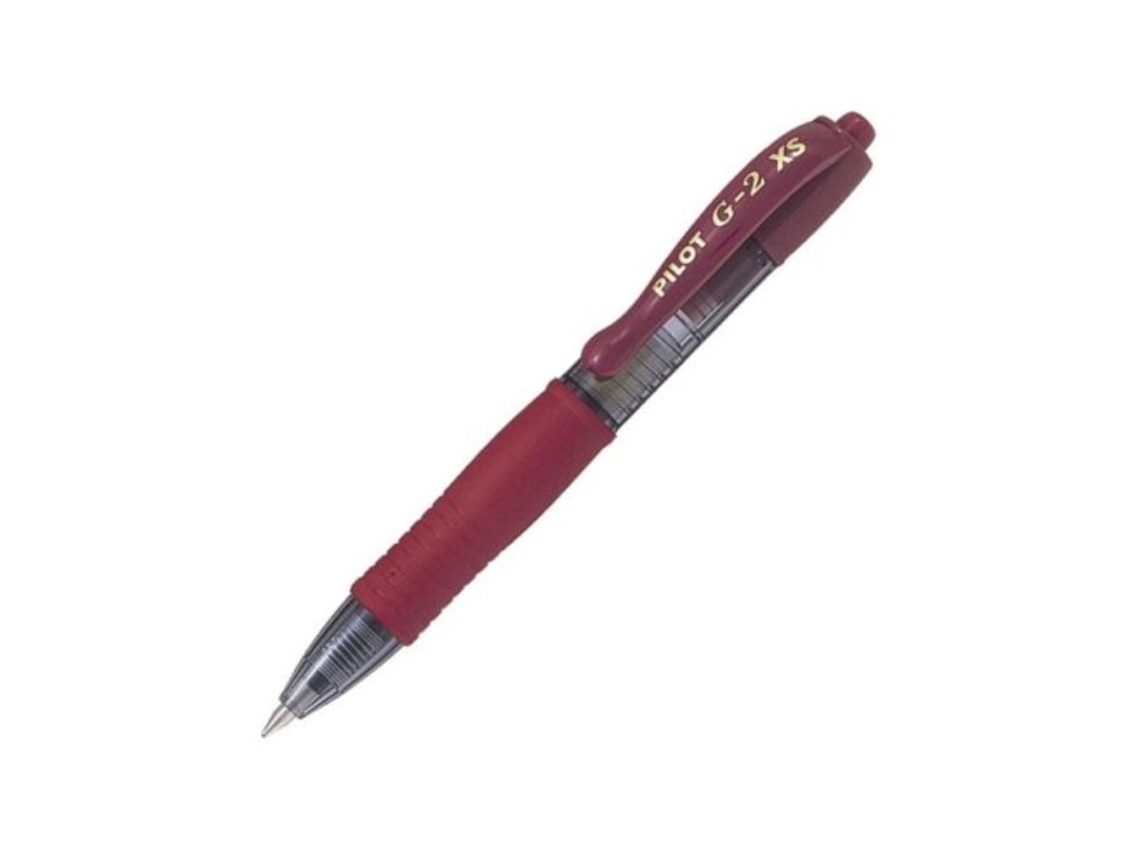 Bolígrafo C/12 Pilot G-2 Pixie burdeos, punta de 0,7 mm